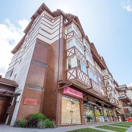 Fascino 302 - Apartamento 600 Metros Rua Coberta De Gramado Exterior foto