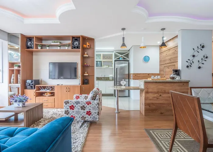 Fascino 302 - Apartamento 600 Metros Rua Coberta De Gramado